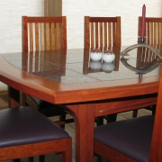 Custom Built Dining Table and Chairs - Cherry Custom Built Dining Table and Chairs - Cherry