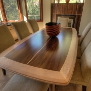 Custom Built Table - Bocote and Maple Custom Built Table - Bocote and Maple