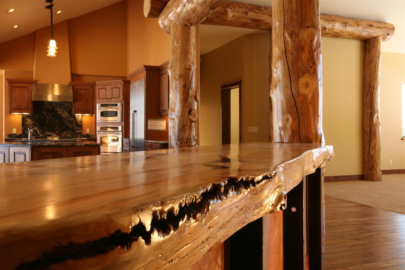 log-countertop