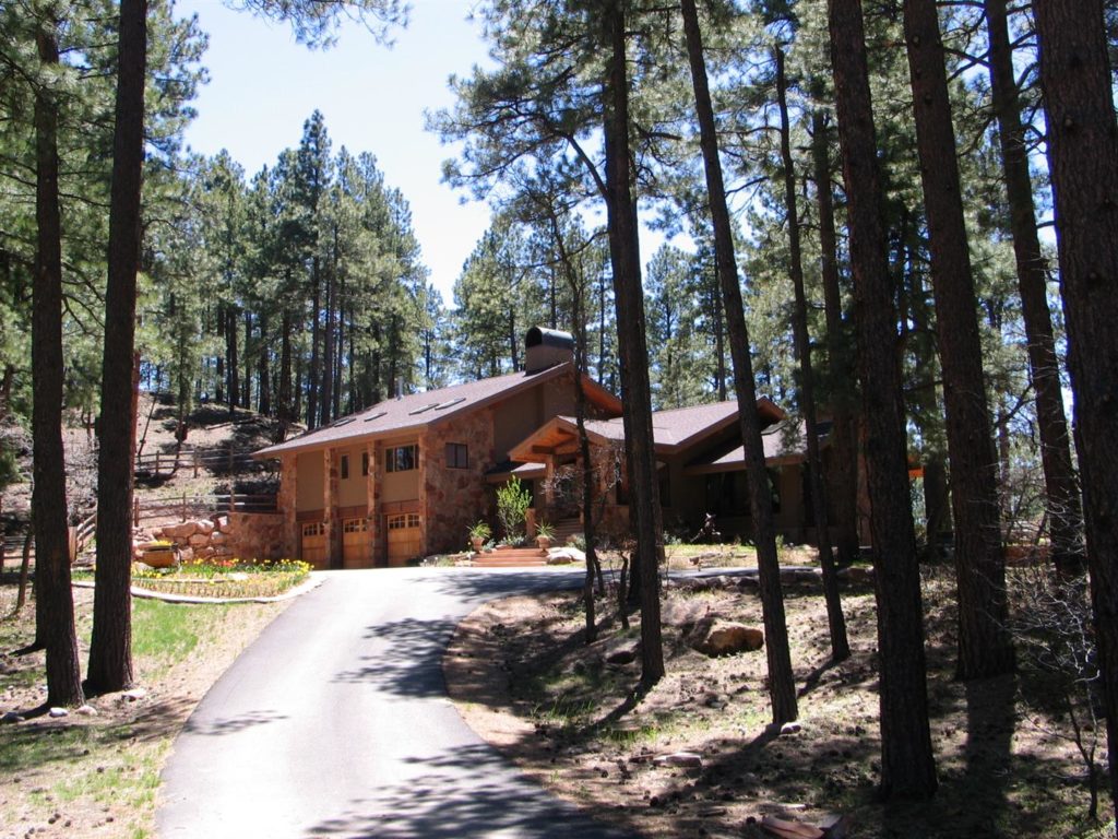 Wood and Stucco Exterior