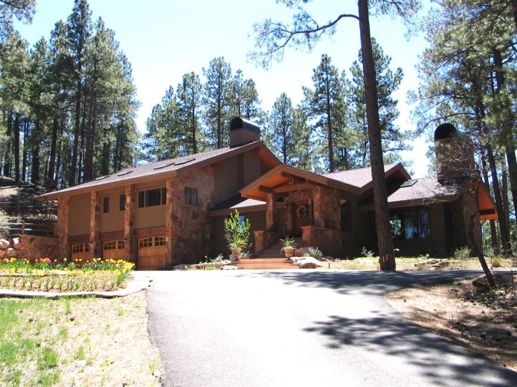 Wood and Stucco Exterior